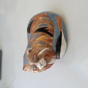 Lusterware Cat Figurine